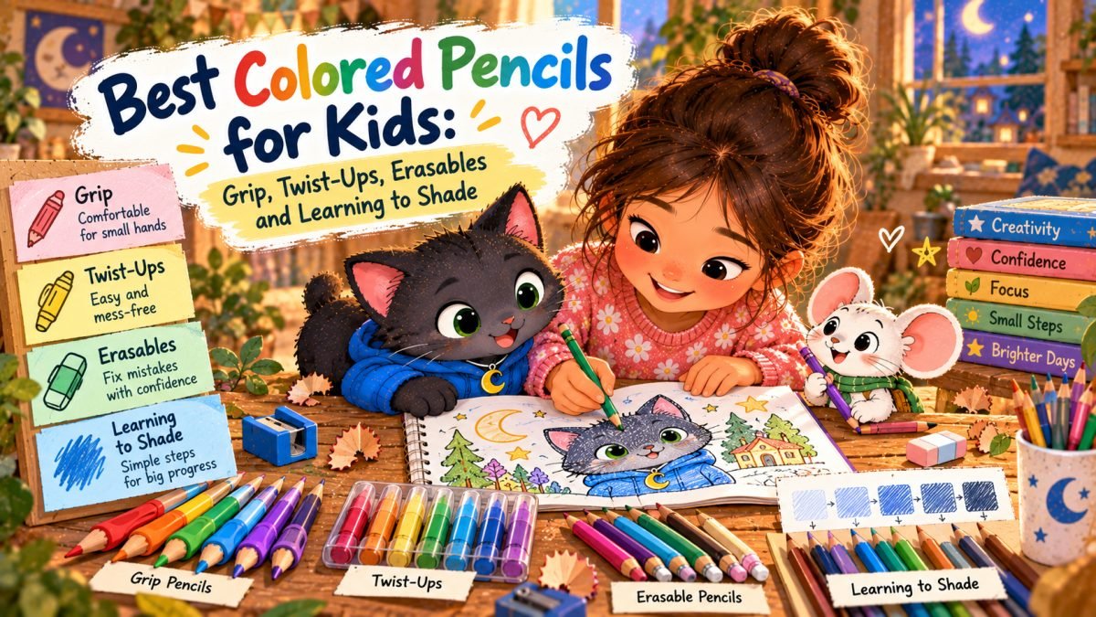 Best Colored Pencils for Kids: Grip, Twist-Ups, Erasables and Learning to Shade