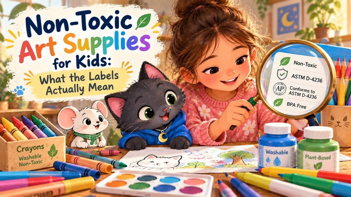Non-Toxic Art Supplies for Kids: What the Labels Actually Mean